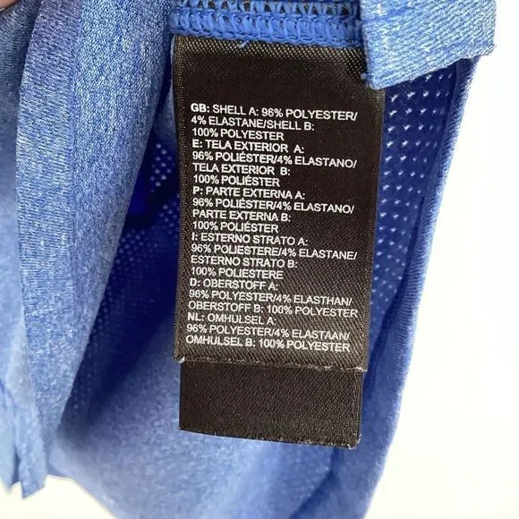 Ladies The North Face Mountain Athletics v-neck Performance Tee‎ - blue - medium - Picture 7 of 9